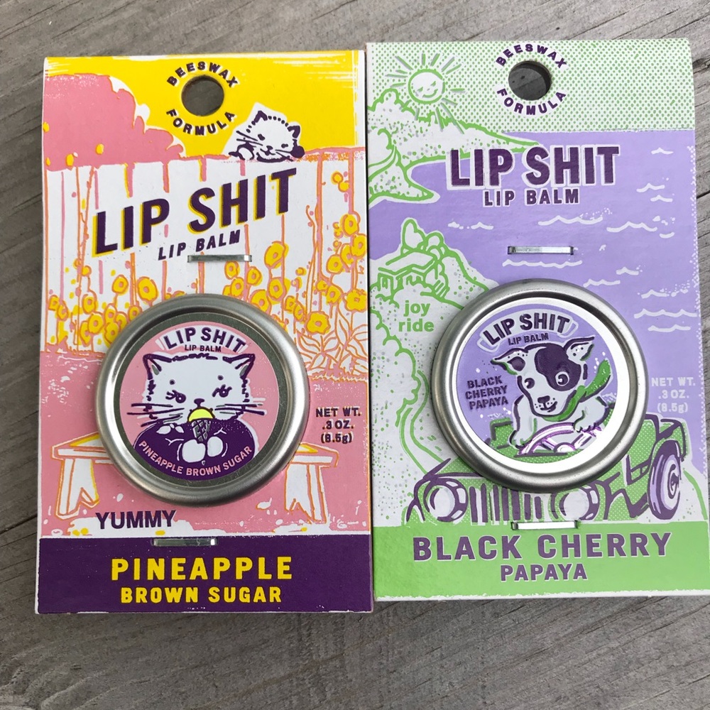 2 Lip Sht Pineapple Brown Sugar & Cherry Papaya